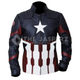 Illustration for article titled The Jasperz The Avengers Age of Ultron Captain America Chris Evans Synthetic Leather Jacket Costumes!